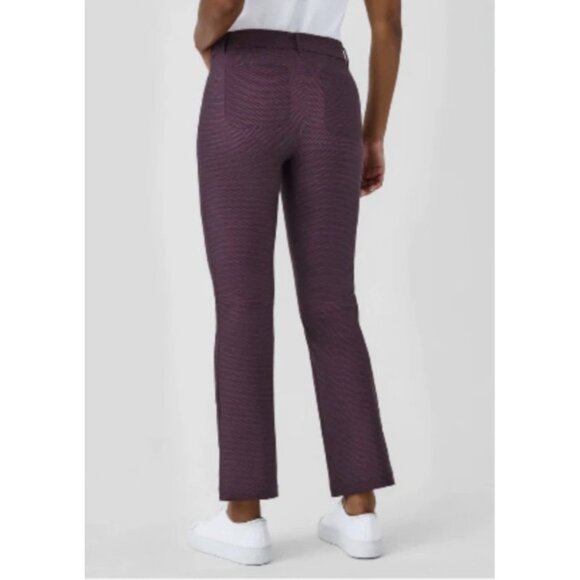 Spanx Petite 50301Q Geo Scape Orange Sunshine Kick Flare Pants ( PM ) - Picture 2 of 8